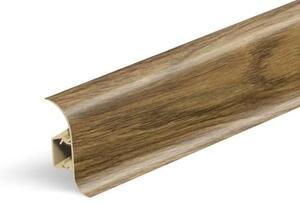 Lišta soklová Naturel dub starý , PVC délka 250 cm, výška hrany 56 mm, NATNGF019