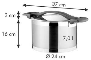 Hrnec ULTIMA s poklicí ø 24 cm, 7,0 l