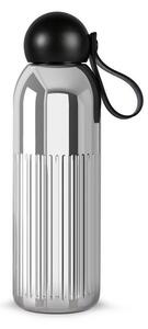 Termoláhev s brčkem z nerezové oceli ve stříbrné barvě 500 ml Tekla – Sagaform