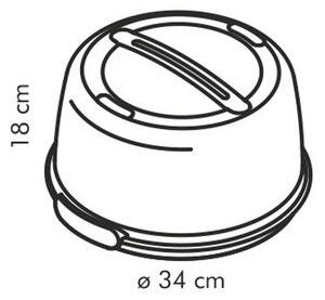 Chladicí podnos s poklopem DELÍCIA ø 34 cm
