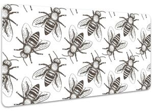 Velká ochranná podložka na stůl Včely vzor