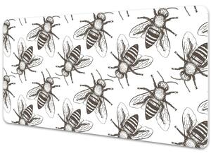Velká ochranná podložka na stůl Včely vzor