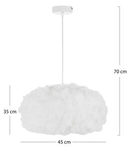 Brilagi - Lustr na lanku SOLEAIR 1xE27/60W/230V pr. 45 cm bílá