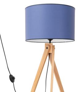 Sollux SL.1906 - Stojací lampa NATT 1xE27/15W/230V modrá