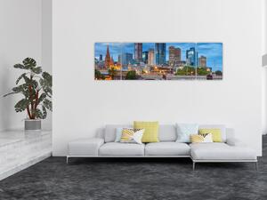 Obraz města Melbourne (170x50 cm)