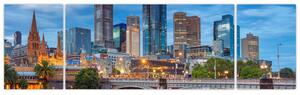 Obraz města Melbourne (170x50 cm)
