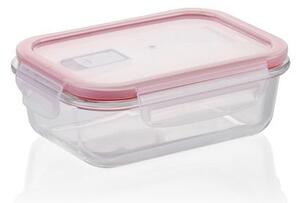 Dóza FRESHBOX GLASS 0,6 l, obdélníková