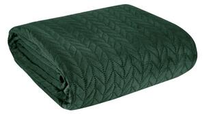 Sametový přehoz na postel Luiz4 zelený new Zelená 200x220 cm