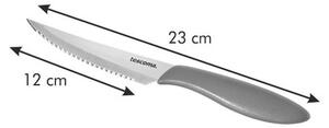 Nůž steakový PRESTO 12 cm, 6 ks, hnědá