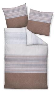 POVLEČENÍ, makosatén, béžová, 140/200 cm Janine - Povlečení