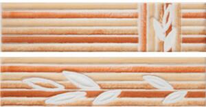 Rako Tango listela 6,1x25 červenožlutá (set2ks) 1 set