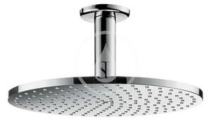 Hansgrohe - Hlavová sprcha PowderRain 240, s přívodem od stropu 100 mm, chrom
