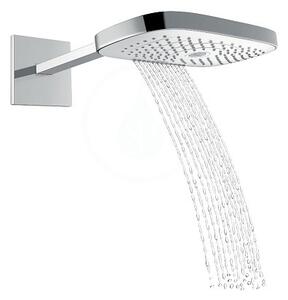 Hansgrohe - Hlavová sprcha, 300 mm, 3 proudy, sprchové rameno 390 mm, bílá/chrom