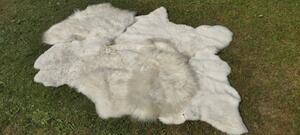 ARCTIC FUR Koberec z pravé ovčí kůže POLAR - mix krátká a dlouhá vlna