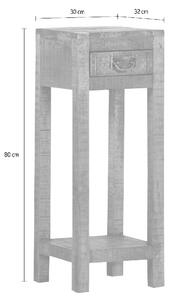 Massive home | Dřevěný odkládací stolek Medita - výběr velikosti MH6774/77 30 x 60 cm