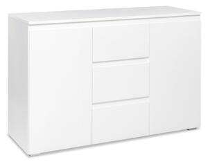 ŠIROKÁ KOMODA, bílá, 120/80/40 cm Livetastic - Online Only komody, Online Only