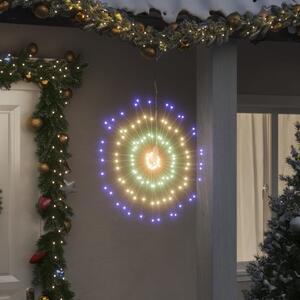 Vánoční hvězdicová světla 2 ks 140 vícebarevných LED diod 17 cm 3190516