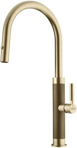 Kuchyňská baterie Franke FG 1554.504 MYTHOS MASTERPIECE Celonerez zlatá 115.0711.558