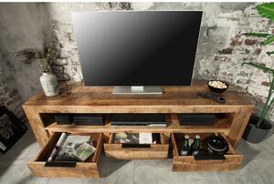 Massive home | TV stolek z mangového dřeva Iron craft 170 cm 38929