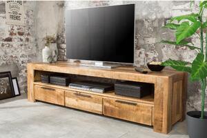 Massive home | TV stolek z mangového dřeva Iron craft 170 cm 38929