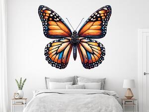 Barevný motýl arch 75 x 65 cm