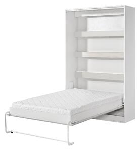 Sklápěcí postel 120 Perfecto I (bílá + bílá + bílá) (vertikální) (bez osvětlení)