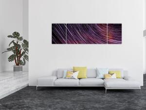 Obraz rozmazaných hvězd na obloze (170x50 cm)