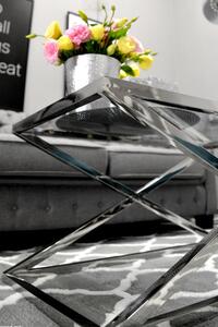TUTUMI - Skleněný konferenční stolek Glamour 90x50 CT-018