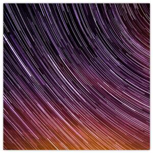 Obraz rozmazaných hvězd na obloze (30x30 cm)