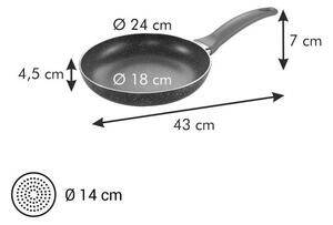 Pánev MANICO ROSSO ø 24 cm