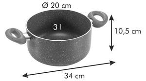 Kastrol MANICO ROSSO ø 20 cm, 3,0 l