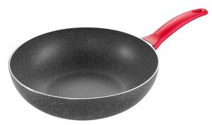Wok MANICO ROSSO ø 28 cm