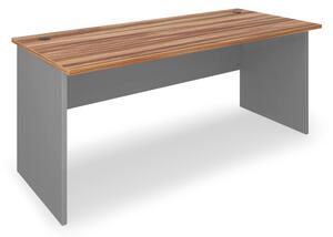 Stůl SimpleOffice 180 x 80 cm, ořech vlašský / šedá
