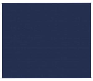 Zátěžová deka modrá 220 x 260 cm 11 kg textil