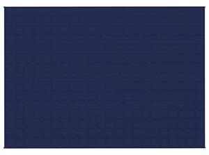 Zátěžová deka modrá 155 x 220 cm 7 kg textil