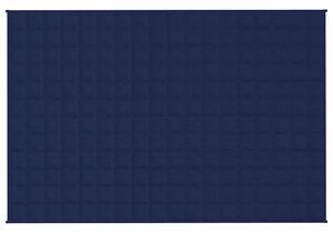 Zátěžová deka modrá 120 x 180 cm 9 kg textil