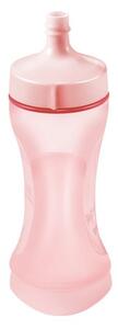 Pružná láhev PAPU PAPI 200 ml, se lžičkou, růžová