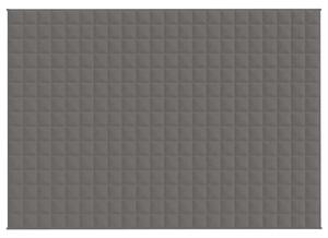 Zátěžová deka šedá 155 x 220 cm 11 kg textil