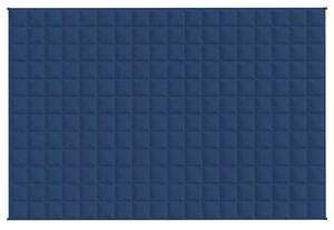 Zátěžová deka modrá 120 x 180 cm 9 kg textil