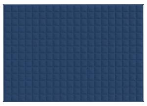 Zátěžová deka modrá 138 x 200 cm 6 kg textil