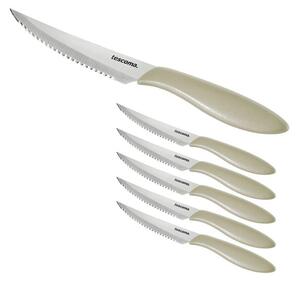 Nůž steakový PRESTO 12 cm, 6 ks, béžová