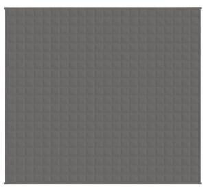 Zátěžová deka šedá 200 x 225 cm 9 kg textil