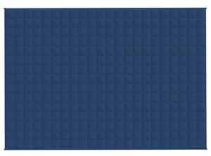 Zátěžová deka modrá 155 x 220 cm 11 kg textil