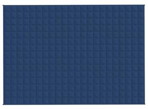 Zátěžová deka modrá 155 x 220 cm 7 kg textil