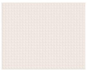 Zátěžová deka světle krémová 235 x 290 cm 11 kg textil