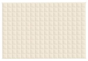 Zátěžová deka světle krémová 120 x 180 cm 5 kg textil