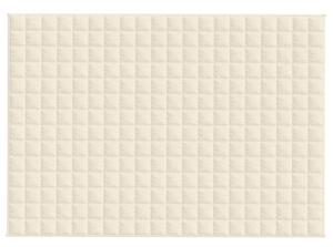 Zátěžová deka světle krémová 138 x 200 cm 10 kg textil