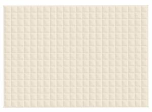 Zátěžová deka světle krémová 155 x 220 cm 11 kg textil