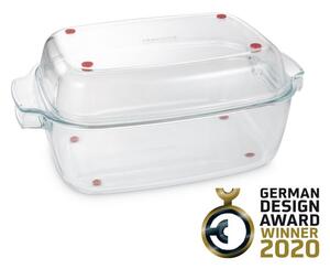 Pekáč s poklopem GrandCHEF 40 x 26 cm, skleněný