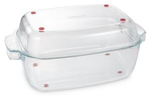 Pekáč s poklopem GrandCHEF 40 x 26 cm, skleněný